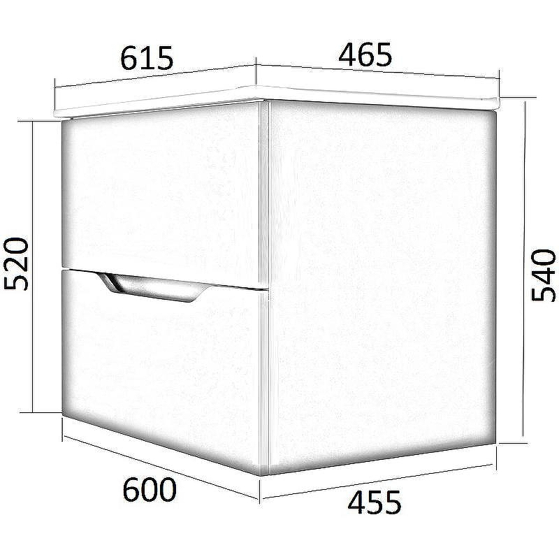 Тумба с раковиной WellWant by Orange Aura 60 WWTRAW466254WM подвесная, купить, цена, заказать, магазин, доставка, скидка, промокод, купить, цена, заказать, магазин, доставка, скидка, промокод