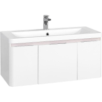 Тумба под раковину Aquaton Шерилл 105 1A206301SH010 подвесная Белая, купить, цена, заказать, магазин, доставка, скидка, промокод, купить, цена, заказать, магазин, доставка, скидка, промокод