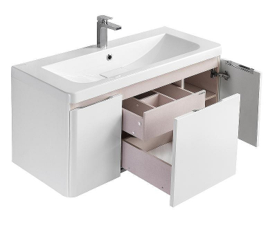 Тумба под раковину Aquaton Шерилл 105 1A206301SH010 подвесная Белая