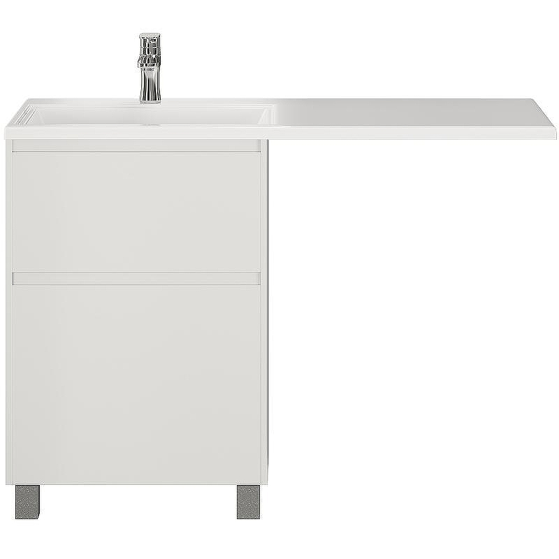 Тумба с раковиной Creto Cafor 110 L 19-W110L Белый глянец, купить, цена, заказать, магазин, доставка, скидка, промокод, купить, цена, заказать, магазин, доставка, скидка, промокод