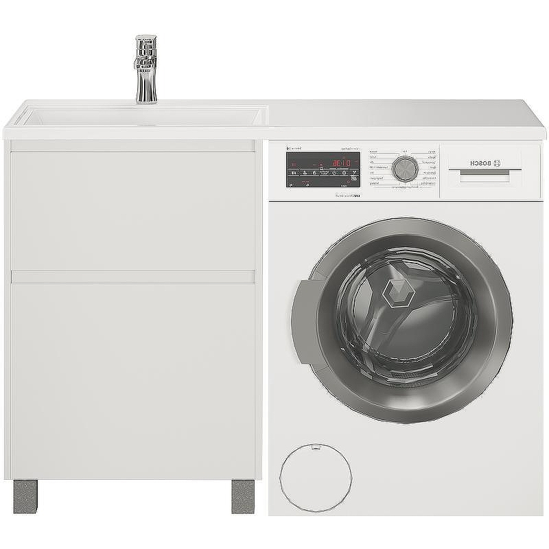 Тумба с раковиной Creto Cafor 110 L 19-W110L Белый глянец, купить, цена, заказать, магазин, доставка, скидка, промокод, купить, цена, заказать, магазин, доставка, скидка, промокод