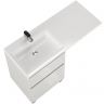 Тумба с раковиной Creto Cafor 110 L 19-W110L Белый глянец, купить, цена, заказать, магазин, доставка, скидка, промокод, купить, цена, заказать, магазин, доставка, скидка, промокод