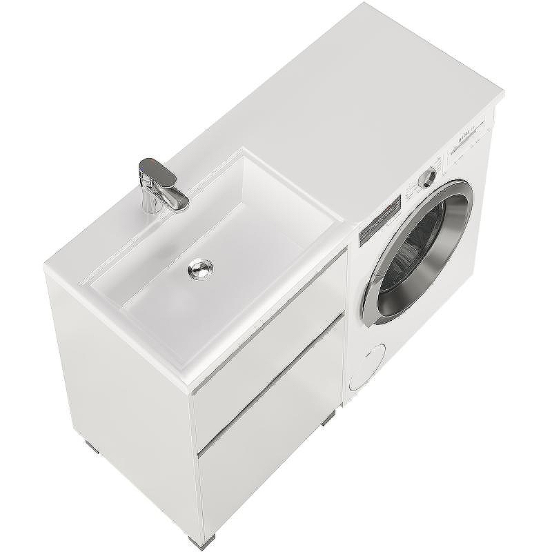 Тумба с раковиной Creto Cafor 110 L 19-W110L Белый глянец, купить, цена, заказать, магазин, доставка, скидка, промокод, купить, цена, заказать, магазин, доставка, скидка, промокод