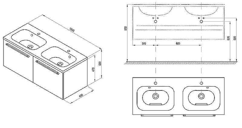 Тумба под раковину Ravak SD Chrome 120 X000000536 подвесная Белая глянцевая, купить, цена, заказать, магазин, доставка, скидка, промокод, купить, цена, заказать, магазин, доставка, скидка, промокод