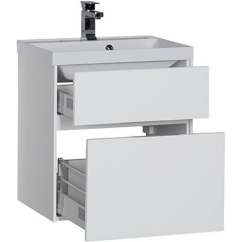 Тумба с раковиной Aquanet Латина 60 212833 подвесная Белая, купить, цена, заказать, магазин, доставка, скидка, промокод, купить, цена, заказать, магазин, доставка, скидка, промокод
