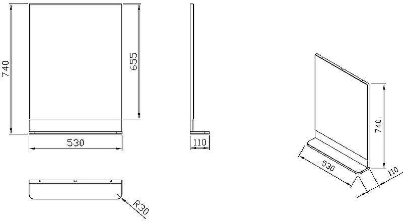 Зеркало Ravak Be Happy II 55 X000001099 Белое, купить, цена, заказать, магазин, доставка, скидка, промокод, купить, цена, заказать, магазин, доставка, скидка, промокод