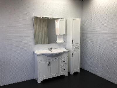 Шкаф пенал Comforty Севилья 35 00004137101 Слоновая кость