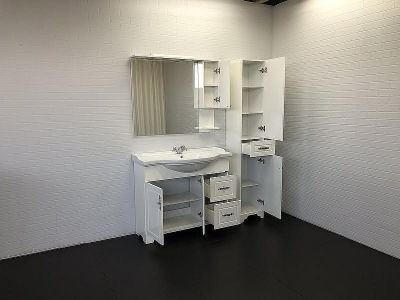 Шкаф пенал Comforty Севилья 35 00004137101 Слоновая кость