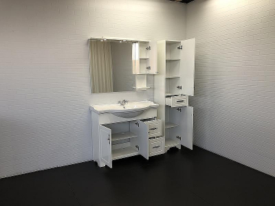 Шкаф пенал Comforty Севилья 35 00004137101 Слоновая кость