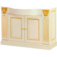 Тумба под раковину Migliore Ravenna 119 L 27064 Слоновая кость Золото без столешницы, купить, цена, заказать, магазин, доставка, скидка, промокод, купить, цена, заказать, магазин, доставка, скидка, промокод