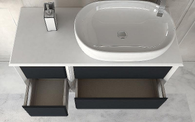 Тумба Cezares Bellagio 35 54718 подвесная Grafite