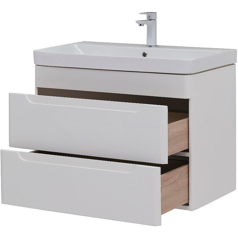 Тумба под раковину Aquanet София 80 274002 подвесная Белый глянец, купить, цена, заказать, магазин, доставка, скидка, промокод, купить, цена, заказать, магазин, доставка, скидка, промокод