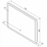 Зеркало Континент Demure 700х500 ЗЛП168 с подсветкой с сенсорным выключателем, купить, цена, заказать, магазин, доставка, скидка, промокод, купить, цена, заказать, магазин, доставка, скидка, промокод