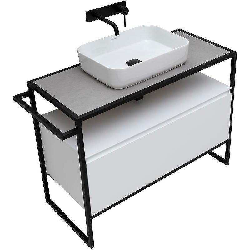 Тумба под раковину Allen Brau Priority 100 1.31003.WM Белая матовая, купить, цена, заказать, магазин, доставка, скидка, промокод, купить, цена, заказать, магазин, доставка, скидка, промокод