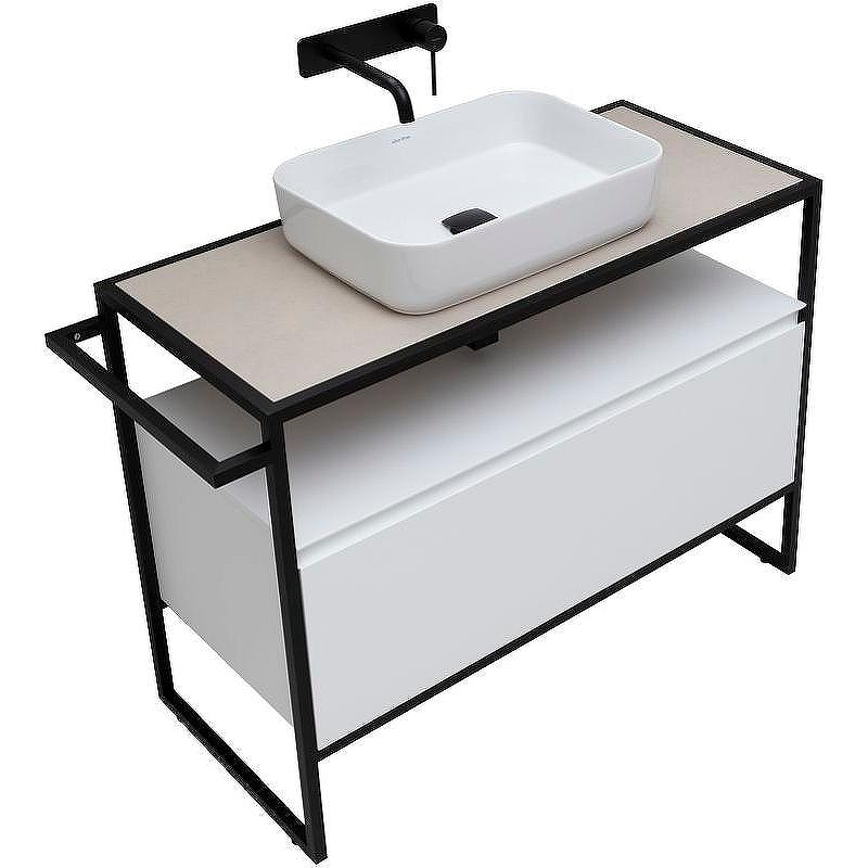 Тумба под раковину Allen Brau Priority 100 1.31003.WM Белая матовая, купить, цена, заказать, магазин, доставка, скидка, промокод, купить, цена, заказать, магазин, доставка, скидка, промокод