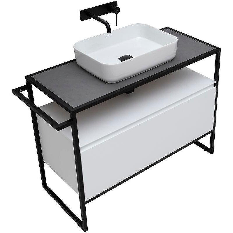 Тумба под раковину Allen Brau Priority 100 1.31003.WM Белая матовая, купить, цена, заказать, магазин, доставка, скидка, промокод, купить, цена, заказать, магазин, доставка, скидка, промокод