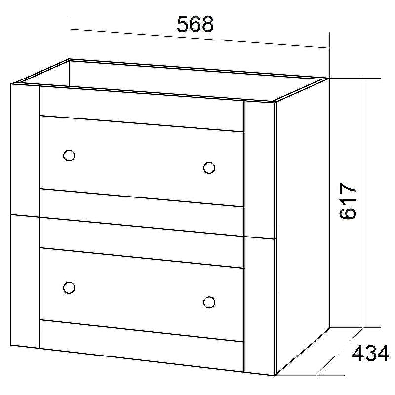 Тумба под раковину Бриклаер Хелена 60 4627125416408 подвесная Рамочный белый, купить, цена, заказать, магазин, доставка, скидка, промокод, купить, цена, заказать, магазин, доставка, скидка, промокод