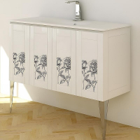 Тумба под раковину Cezares Rosa 120 42244 Белая, купить, цена, заказать, магазин, доставка, скидка, промокод, купить, цена, заказать, магазин, доставка, скидка, промокод