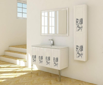 Тумба под раковину Cezares Rosa 120 42244 Белая