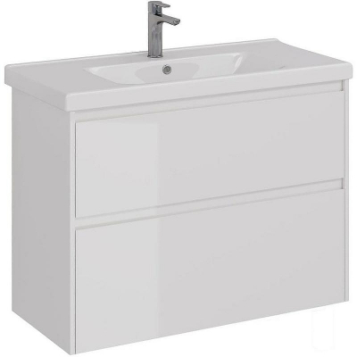 Тумба под раковину Lemark Combi 100 LM03C100T подвесная Белый глянец
