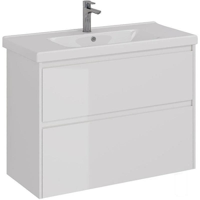 Тумба под раковину Lemark Combi 100 LM03C100T подвесная Белый глянец, купить, цена, заказать, магазин, доставка, скидка, промокод, купить, цена, заказать, магазин, доставка, скидка, промокод