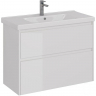 Тумба под раковину Lemark Combi 100 LM03C100T подвесная Белый глянец, купить, цена, заказать, магазин, доставка, скидка, промокод, купить, цена, заказать, магазин, доставка, скидка, промокод