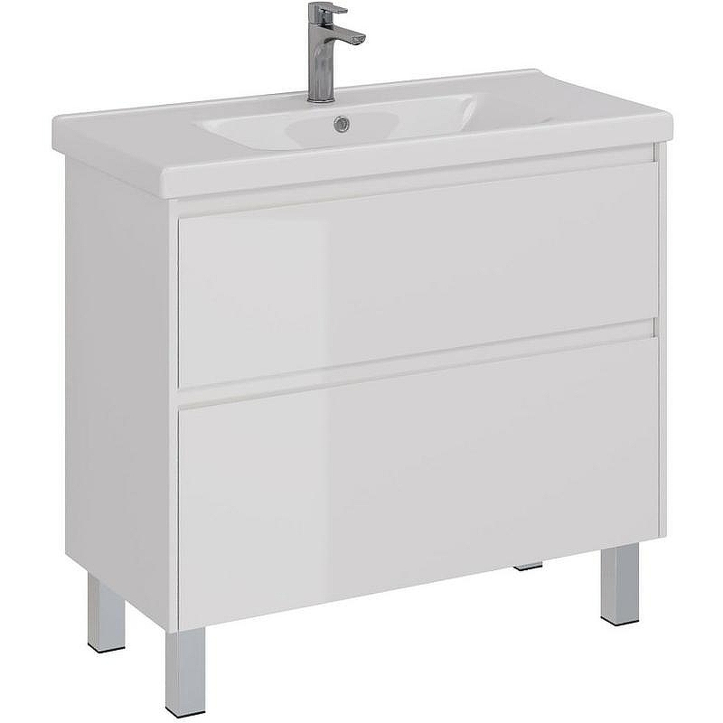 Тумба под раковину Lemark Combi 100 LM03C100T подвесная Белый глянец, купить, цена, заказать, магазин, доставка, скидка, промокод, купить, цена, заказать, магазин, доставка, скидка, промокод