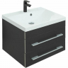 Тумба с раковиной Aquanet Верона New 58 281095 подвесная Черная матовая, купить, цена, заказать, магазин, доставка, скидка, промокод, купить, цена, заказать, магазин, доставка, скидка, промокод