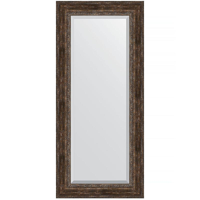 Зеркало Evoform Exclusive 162х72 BY 3586 с фацетом в багетной раме - Состаренное дерево с орнаментом 120, купить, цена, заказать, магазин, доставка, скидка, промокод, купить, цена, заказать, магазин, доставка, скидка, промокод