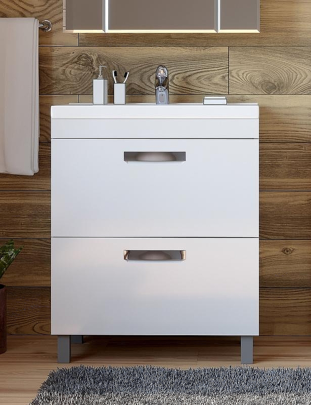 Тумба под раковину Vigo Plaza 70 tn.PLA.FOS.70.2Y Белая, купить, цена, заказать, магазин, доставка, скидка, промокод, купить, цена, заказать, магазин, доставка, скидка, промокод