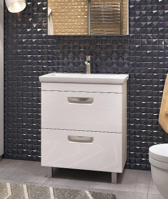 Тумба под раковину Vigo Plaza 70 tn.PLA.FOS.70.2Y Белая