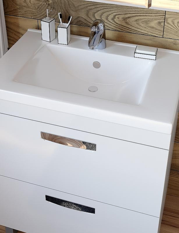 Тумба под раковину Vigo Plaza 70 tn.PLA.FOS.70.2Y Белая, купить, цена, заказать, магазин, доставка, скидка, промокод, купить, цена, заказать, магазин, доставка, скидка, промокод