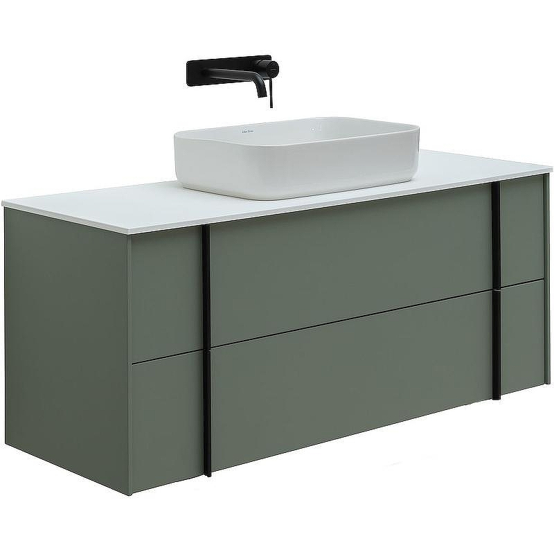 Тумба под раковину Allen Brau Reality 120 1.32008.CGM подвесная Олива матовая, купить, цена, заказать, магазин, доставка, скидка, промокод, купить, цена, заказать, магазин, доставка, скидка, промокод