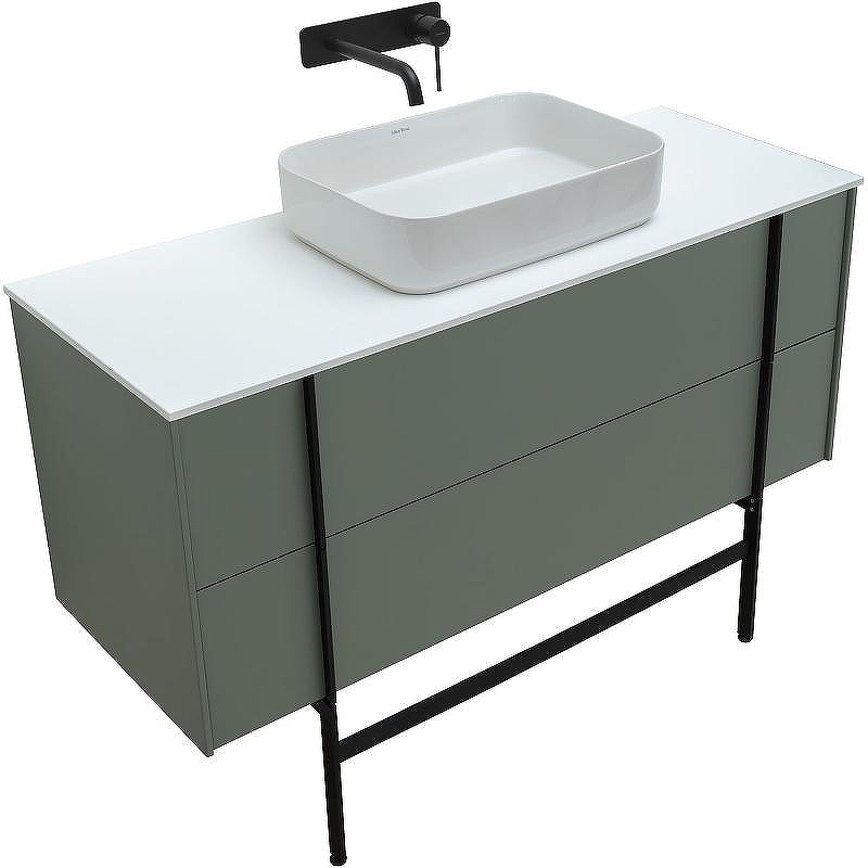 Тумба под раковину Allen Brau Reality 120 1.32008.CGM подвесная Олива матовая, купить, цена, заказать, магазин, доставка, скидка, промокод, купить, цена, заказать, магазин, доставка, скидка, промокод