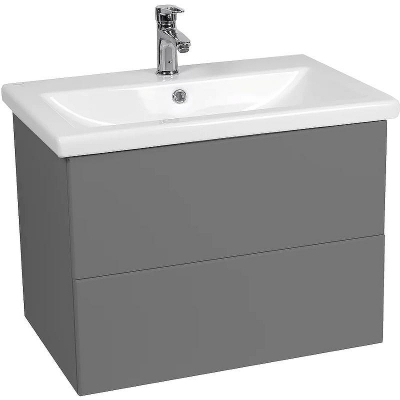 Тумба под раковину VIANT София 80 VSOF80COG-T2YP подвесная Графит