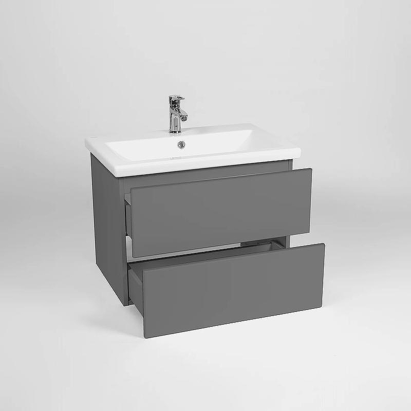 Тумба под раковину VIANT София 80 VSOF80COG-T2YP подвесная Графит, купить, цена, заказать, магазин, доставка, скидка, промокод, купить, цена, заказать, магазин, доставка, скидка, промокод