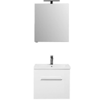 Комплект мебели для ванной Aquanet Порто 60 196676 подвесной Белый, купить, цена, заказать, магазин, доставка, скидка, промокод, купить, цена, заказать, магазин, доставка, скидка, промокод
