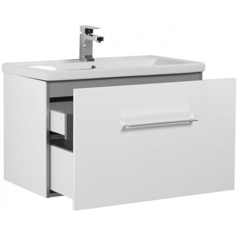 Комплект мебели для ванной Aquanet Порто 60 196676 подвесной Белый, купить, цена, заказать, магазин, доставка, скидка, промокод, купить, цена, заказать, магазин, доставка, скидка, промокод