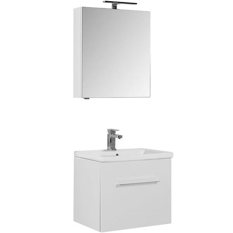 Комплект мебели для ванной Aquanet Порто 60 196676 подвесной Белый, купить, цена, заказать, магазин, доставка, скидка, промокод, купить, цена, заказать, магазин, доставка, скидка, промокод