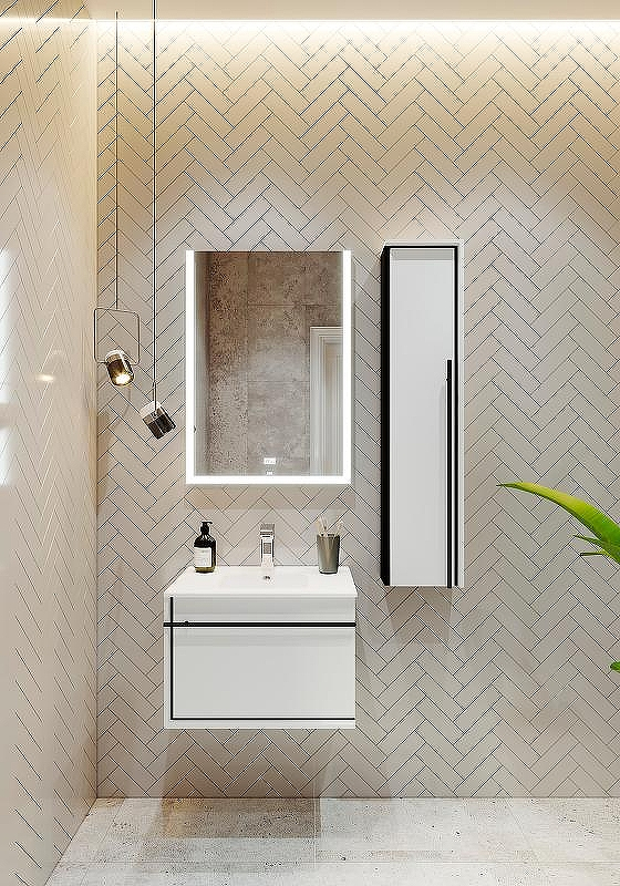 Шкаф пенал Roca Aneto 23 L 857431806 подвесной Белый глянец Черный матовый, купить, цена, заказать, магазин, доставка, скидка, промокод, купить, цена, заказать, магазин, доставка, скидка, промокод