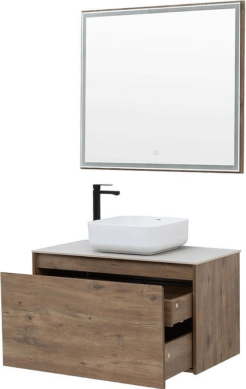 Зеркало Aquanet Nova Lite 90 249516 с подсветкой Дуб рустикальный, купить, цена, заказать, магазин, доставка, скидка, промокод, купить, цена, заказать, магазин, доставка, скидка, промокод