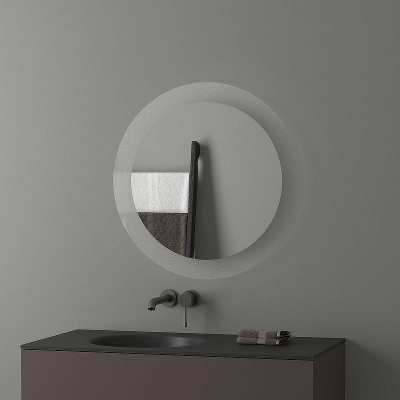 Зеркало Evoform Ledshine d70 BY 2524 с подсветкой 16.5 W - без выключателя - нейтральный белый свет