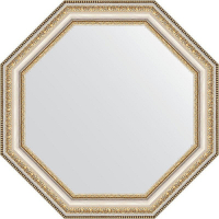 Зеркало Evoform Octagon 52х52 BY 3709 в багетной раме - Золотые бусы на серебре 60, купить, цена, заказать, магазин, доставка, скидка, промокод, купить, цена, заказать, магазин, доставка, скидка, промокод