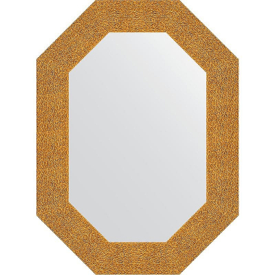 Зеркало Evoform Octagon 56x76 BY 7181 в багетной раме - Чеканка золотая 90