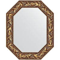 Зеркало Evoform Polygon 78х63 BY 7222 в багетной раме - Византия золото 99, купить, цена, заказать, магазин, доставка, скидка, промокод, купить, цена, заказать, магазин, доставка, скидка, промокод