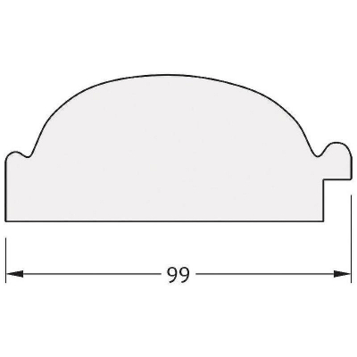 Зеркало Evoform Polygon 78х63 BY 7222 в багетной раме - Византия золото 99