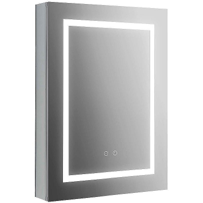 Зеркальный шкаф Aquatek 50 AQ7504-MLC с подсветкой Хром