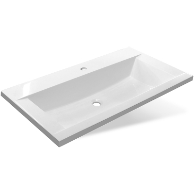 Тумба с раковиной Misty Терра 90 УТ000011810 Серая матовая