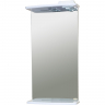 Зеркало Misty Магнолия 40 Э-Маг02040-01Св с подсветкой Белое глянцевое, купить, цена, заказать, магазин, доставка, скидка, промокод, купить, цена, заказать, магазин, доставка, скидка, промокод