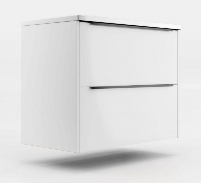 Тумба под раковину La Fenice Tesoro 100 FNC-01-TES-PB-100-2 подвесная Белая матовая